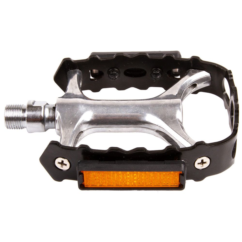 Педали алюм., c отражателями, ось CrMo