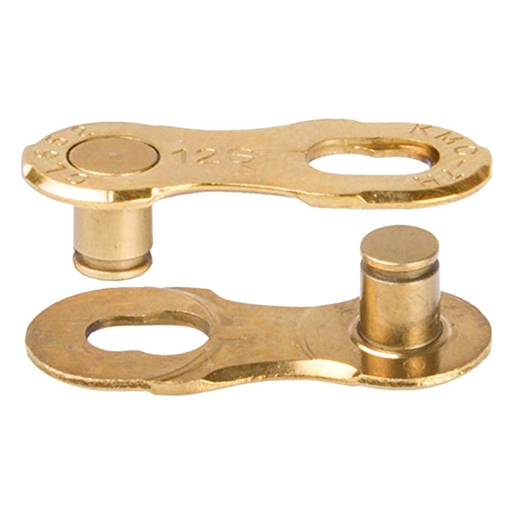 Замок для цепи КМС 12 ск. золот. 