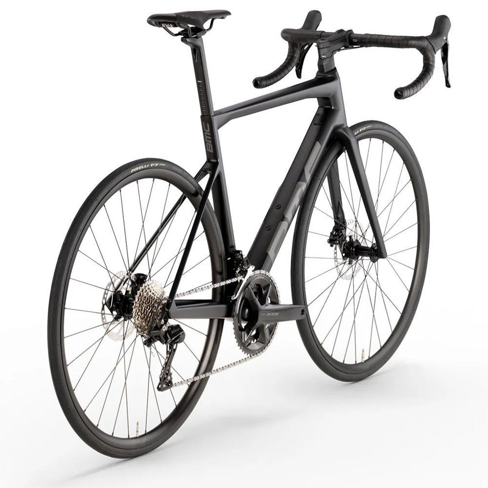 Велосипед шоссейный BMC Teammachine SLR FOUR 105 2x12 Black/Grey/Grey