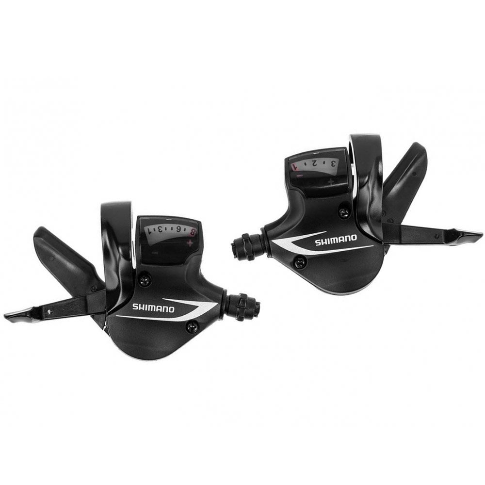 Шифтер Shimano Acera, M360, лев/пр, 3x8, тр.+оплетк