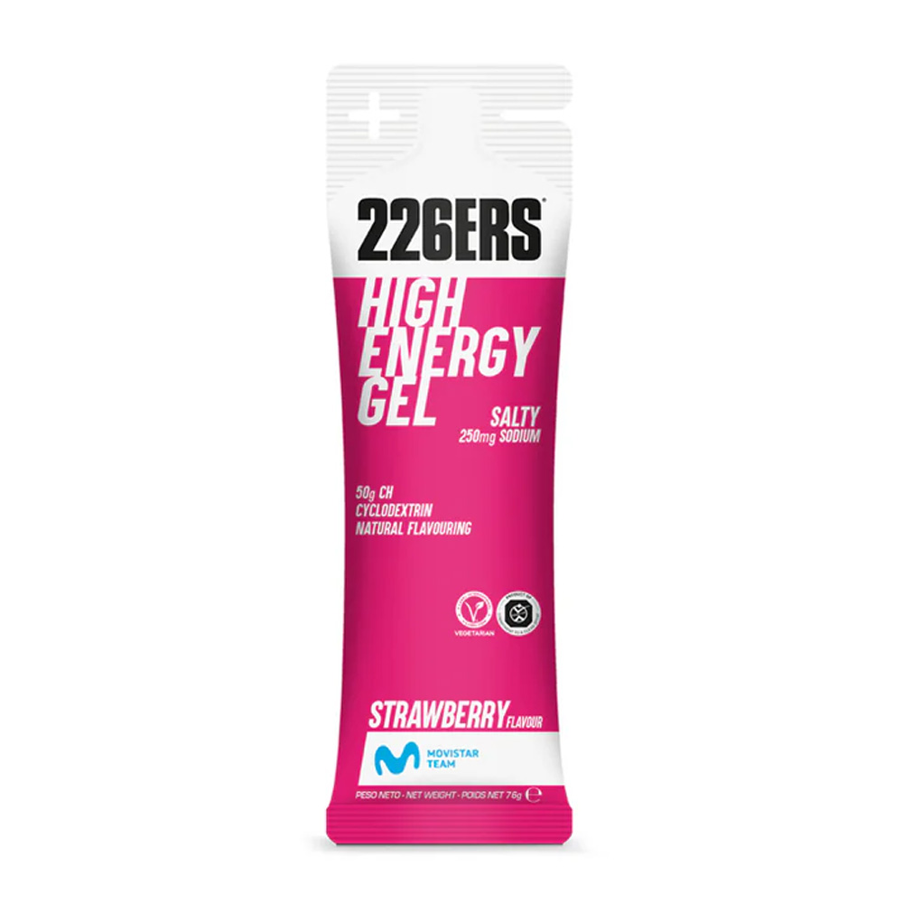 226ERS XS высокоэнергетический гель (углеводы 30 гр.) с фруктозой,  вкус Клубника, 44 гр.