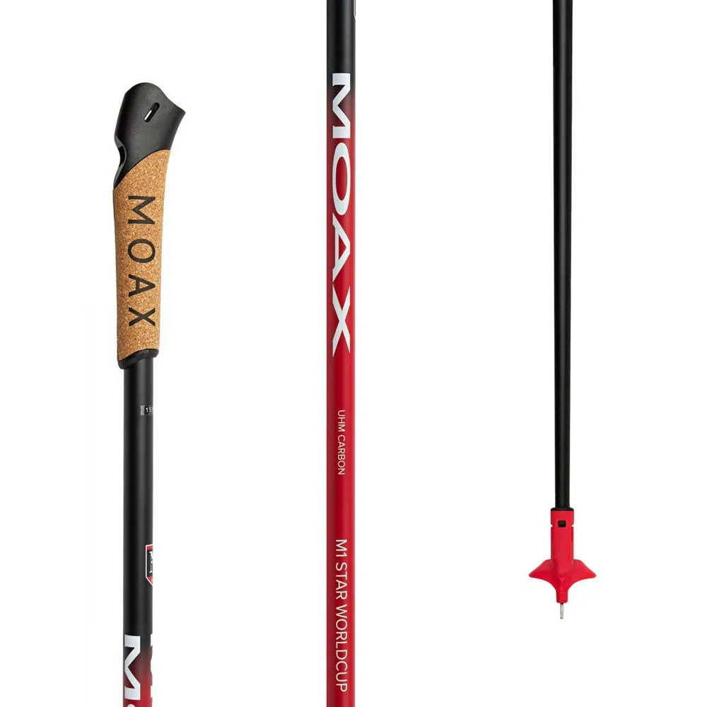 Палки лыжные MOAX M1 Star WC  (162,5)