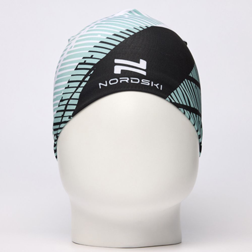 Шапка Nordski Heat (один размер, 906 Черный/Ледяная мята)