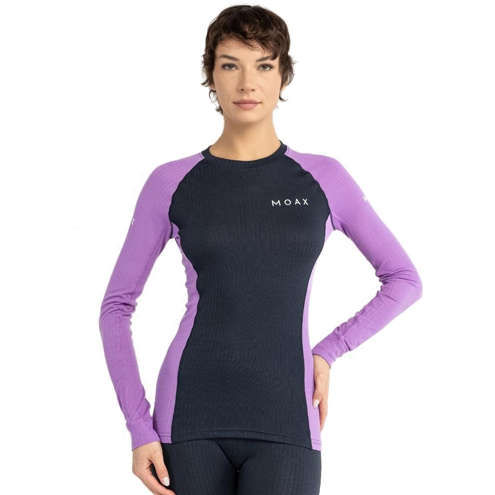 Термобелье верх Moax Race LS женское (L, 80130 Виноградный)
