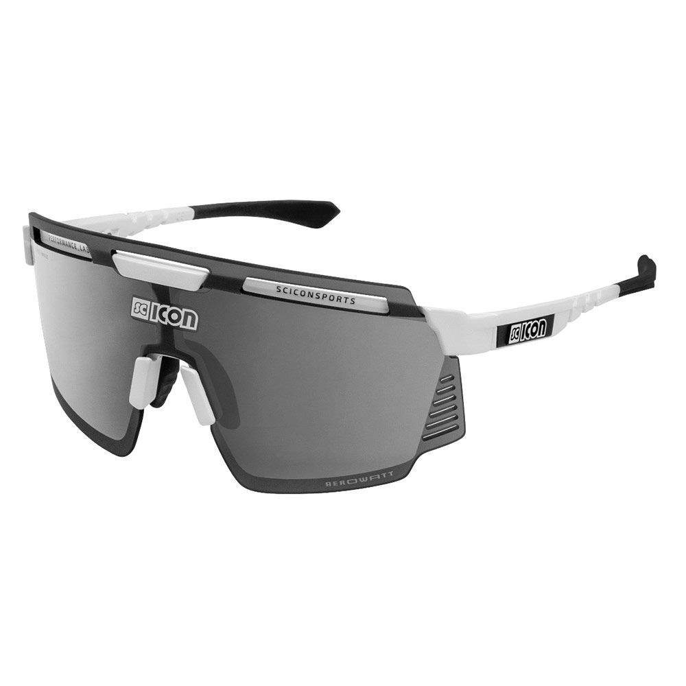 Очки SCICON Aerowatt White Multimirror Silver + Rain Clear