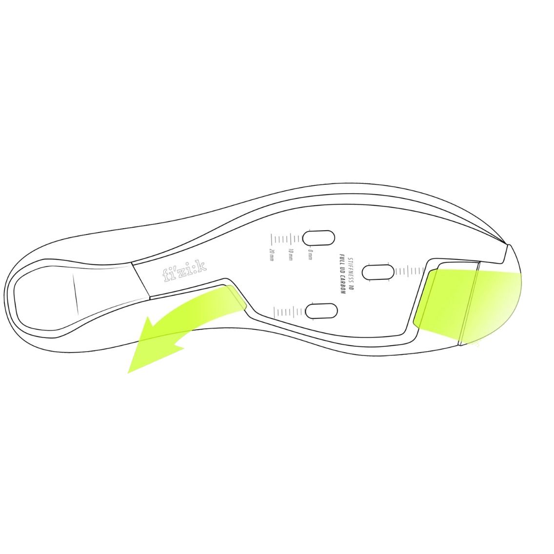 Велотуфли Fizik TEMPO DECOS Carbon (38, Белый)