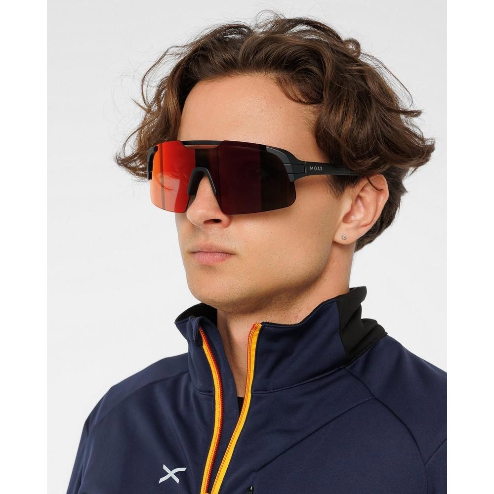 Очки солнцезащитные MOAX PROGRESS, черный/коричневый (5 красный/коричневый OS)