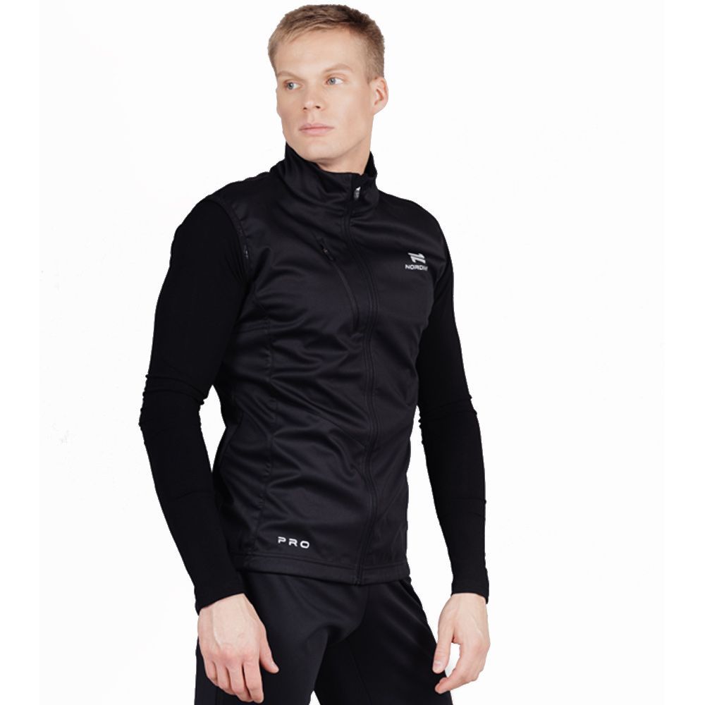 Жилет тренировочный Nordski Pro (2XL, 100 Черный)