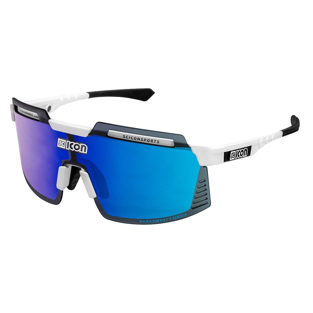 Очки SCICON Aerowatt Foza White Multimirror Blue + Rain Clear