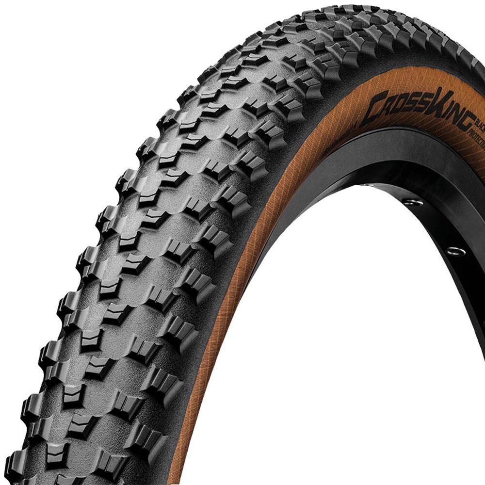 Покрышка MTB Continental CROSS-KING ProTection 29x2.2" TR  черн/коричн.