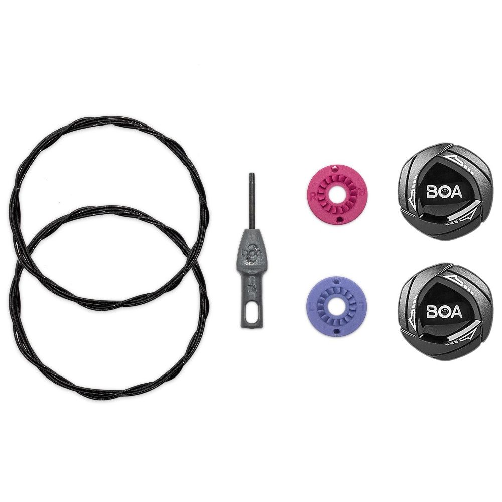 Замок для обуви Fizik BOA® IP1 Dial  прав.+левый, черный
