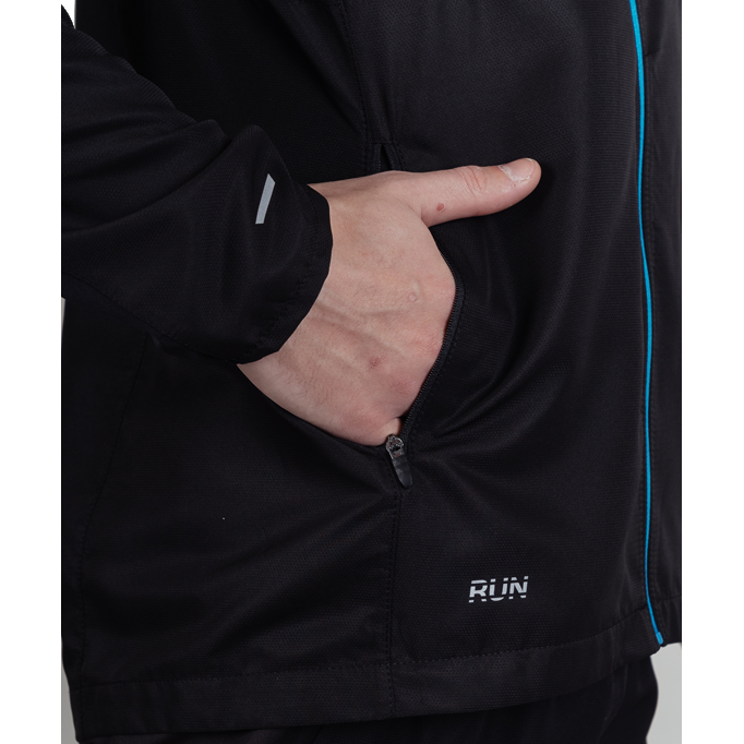 Ветровка Nordski Run  (S, 100 Черный)