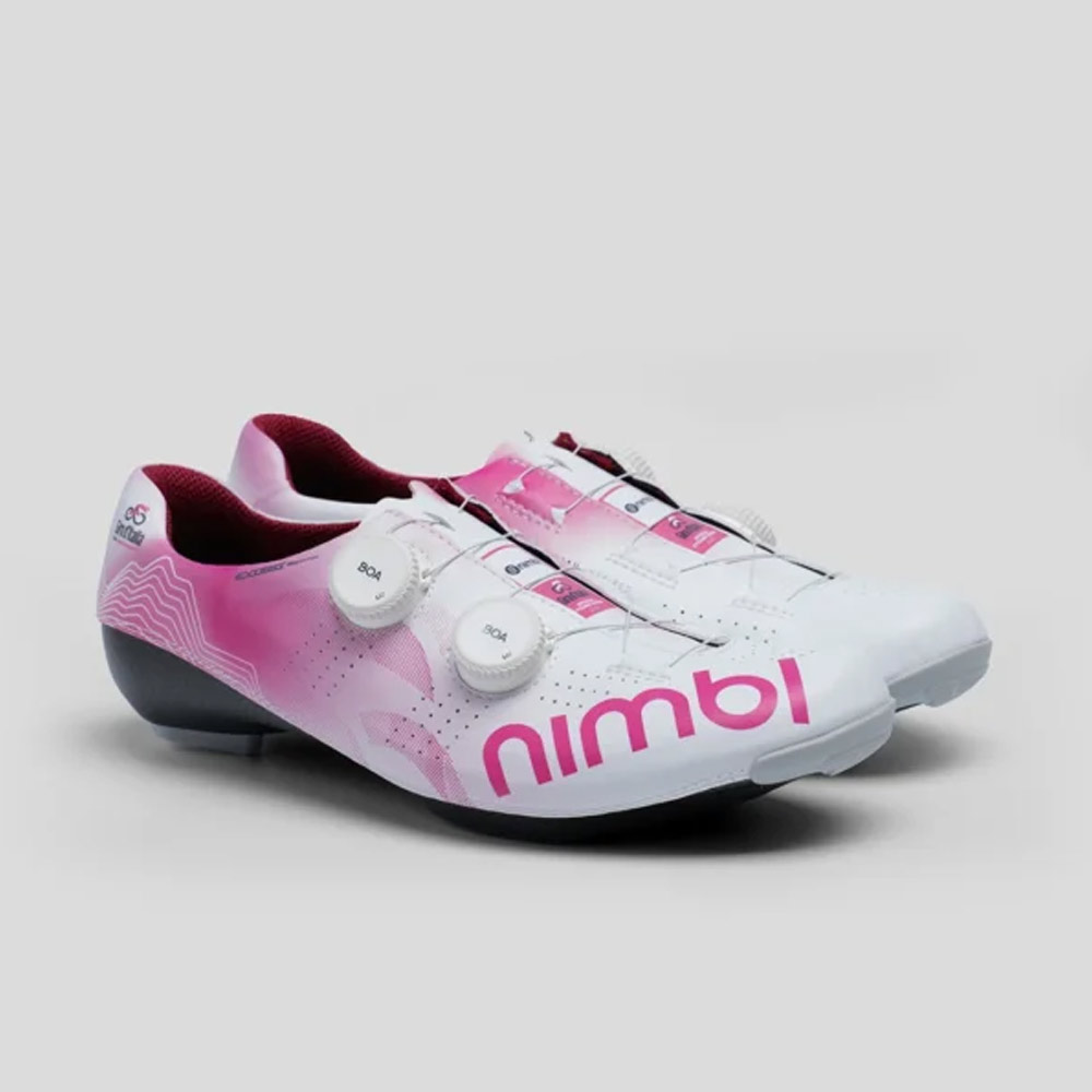 Велотуфли NIMBL Ultimate Exceed Limited Edition Giro d'Italia (Размер 38, Цвет Белый/розовый)