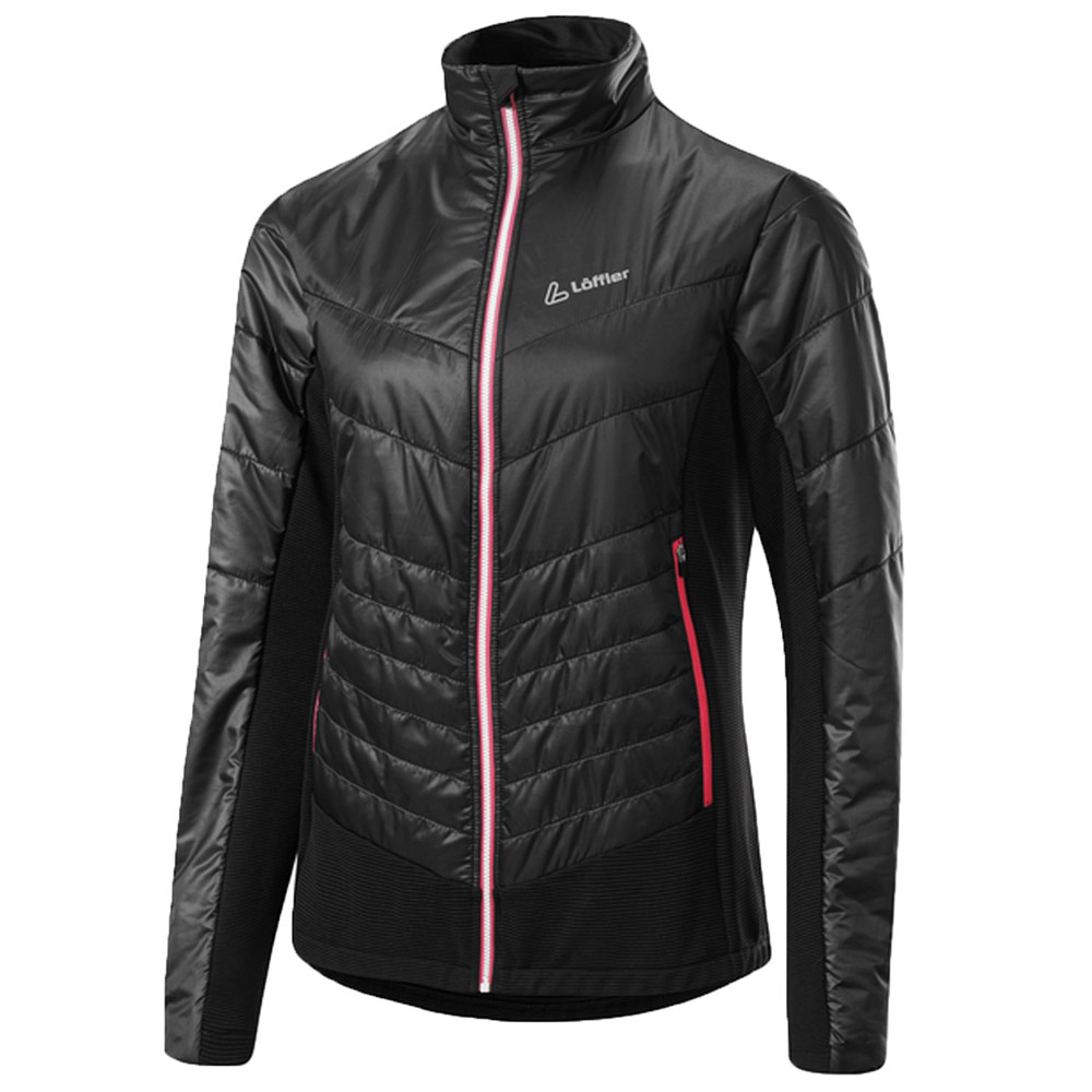 Куртка LOFFLER женск Hybrid PL 60 Light (40(46RU), 956 Черный/розовый)