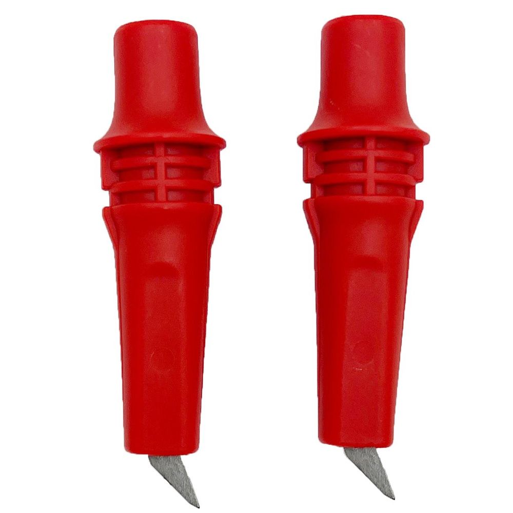 Наконечник лыжероллерный красный D9мм