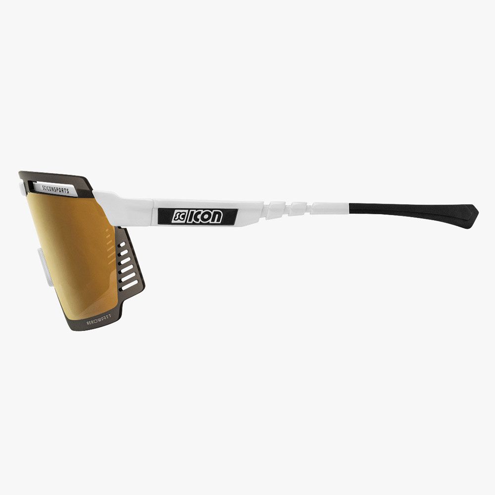 Очки SCICON Aerowatt White Multimirror Bronze + Rain Clear