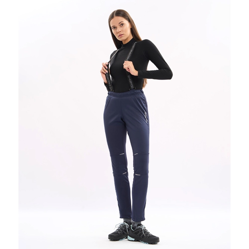 Брюки разминочные NordSki Premium W (женские) (S, 021 Черничный)