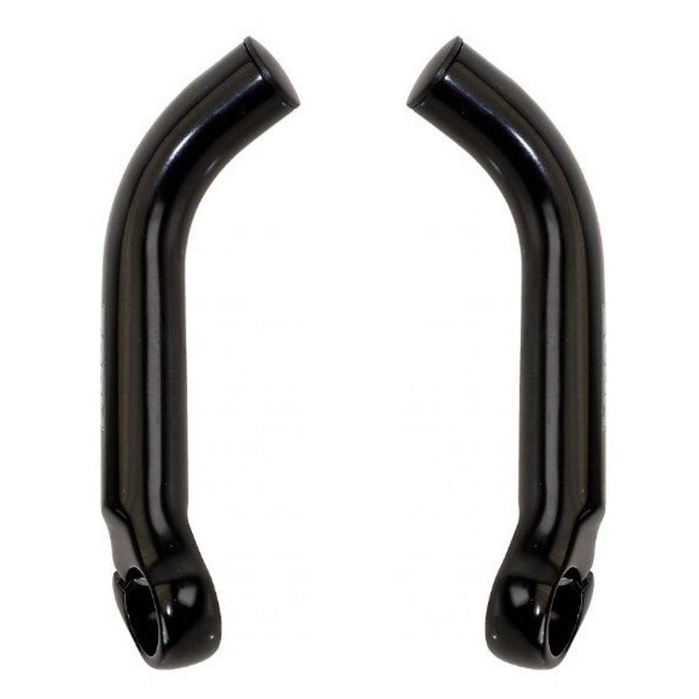 Рога на руль ZOOM  алюминий  черные 140г