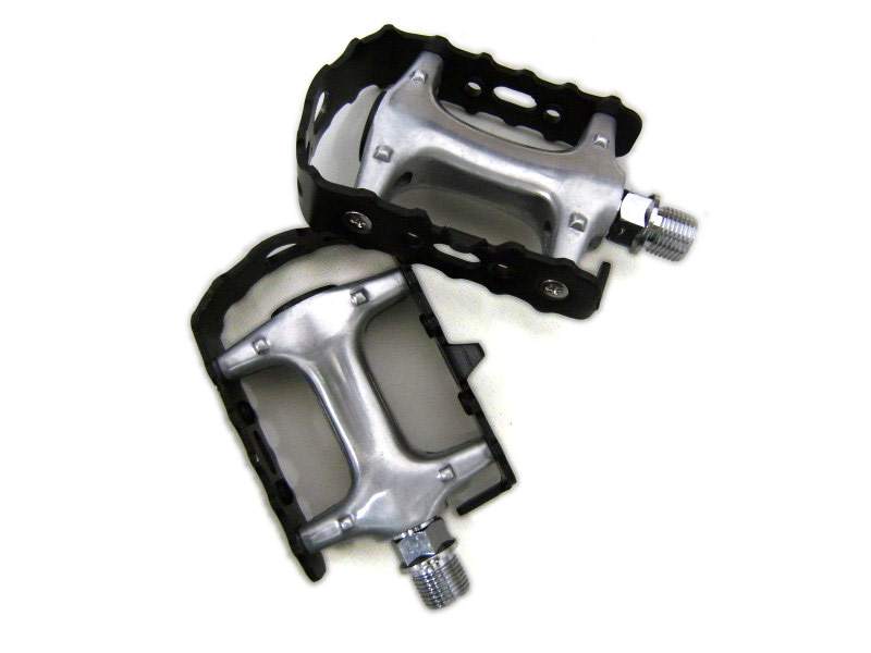 Педали MTB алюм. CrMo ось, черн.рамка