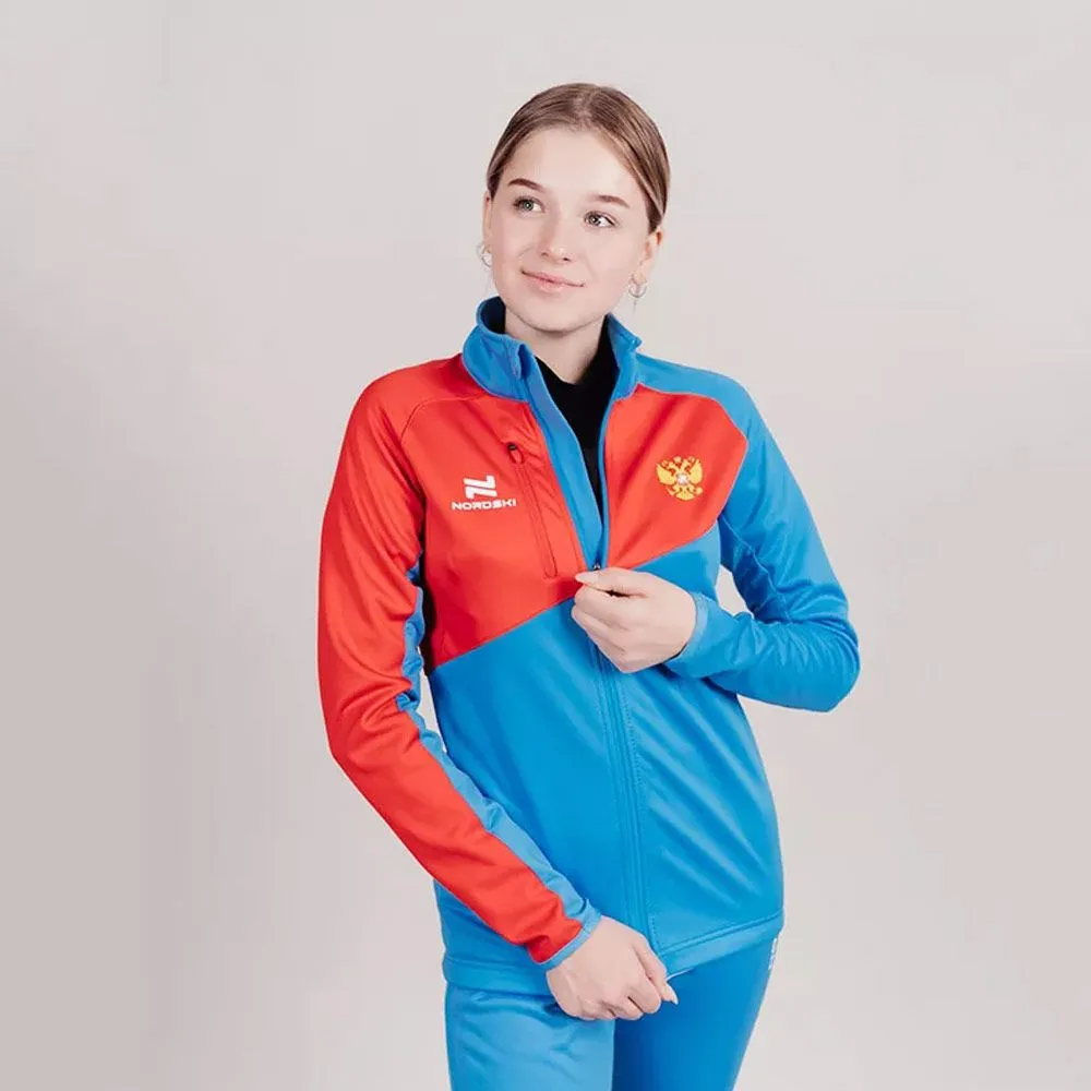 Разминочная куртка Nordski Jr. Premium (140, 790 National)