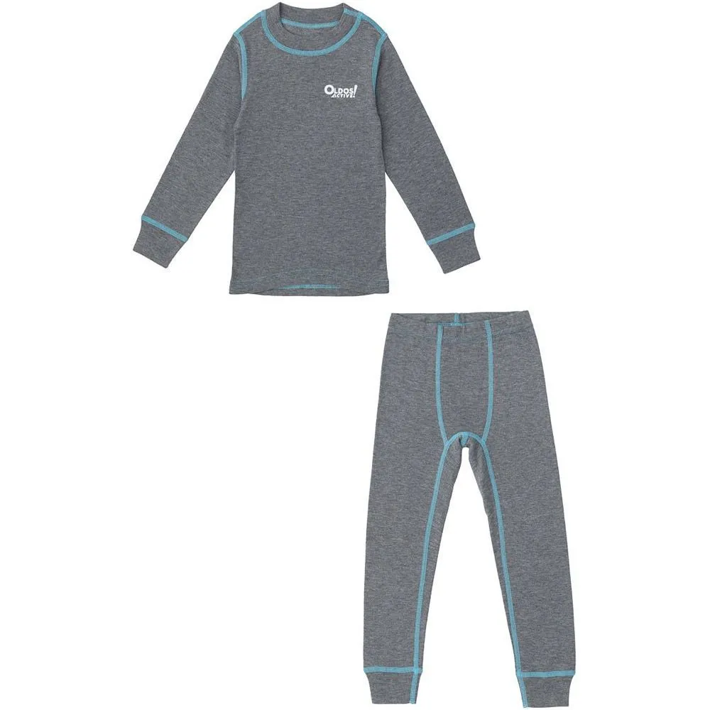 Комплект термобелья 1 слойный д/мальчиков "Айгер" (158, Серо-голубой)