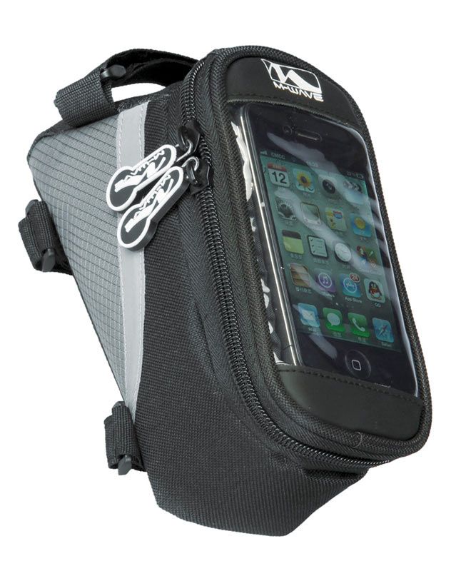 Сумка на раму M-wave, 3 лип., карман для смартфона