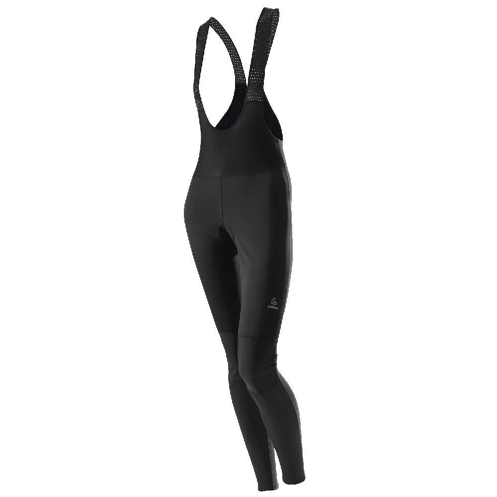 Брюки LOFFLER жен Windstopper (34, 990 черный)