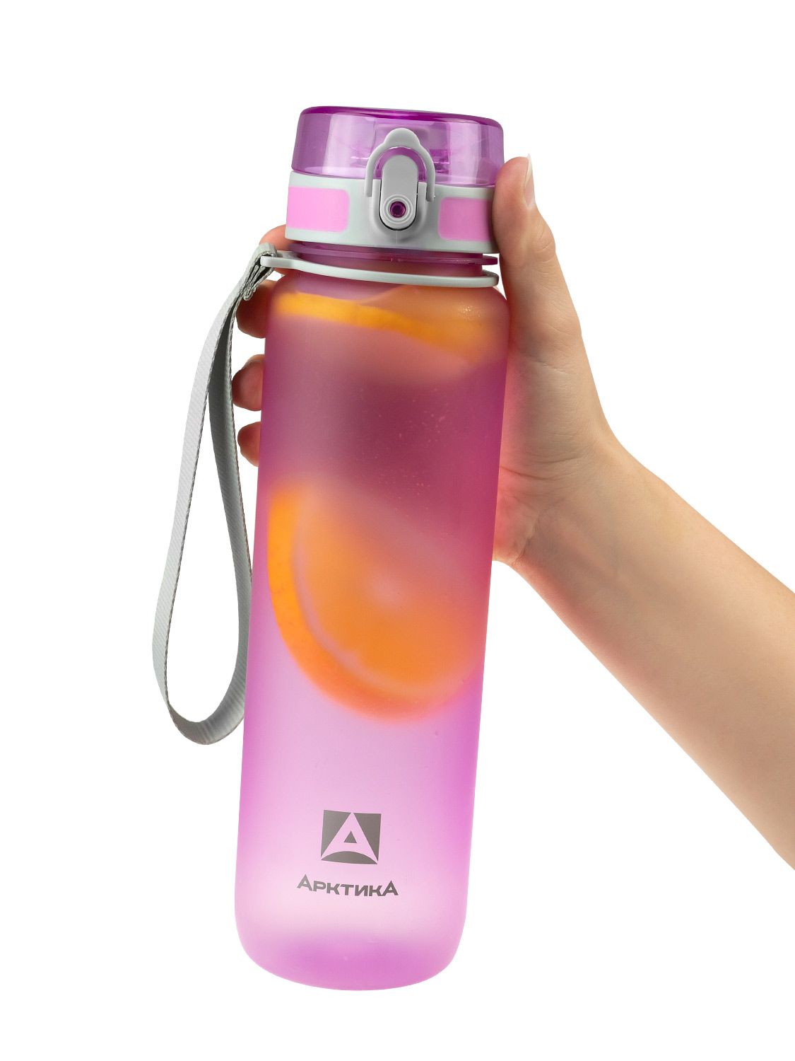 Бутылка тритановая  1000 мл, с ситечком (Лавандовый)