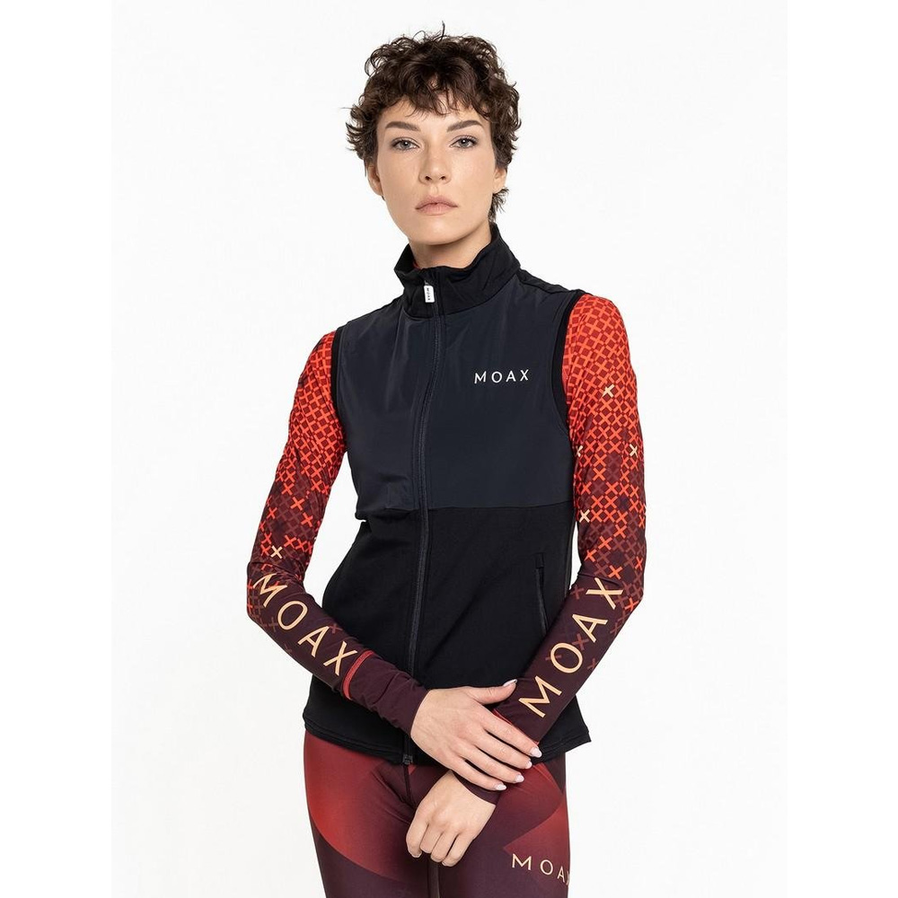 Жилет MOAX Force Wind женск. (XL, 10000 Черный)