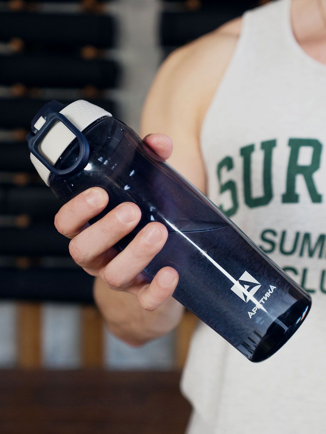 Бутылка тритановая  700 мл,  (Синий)