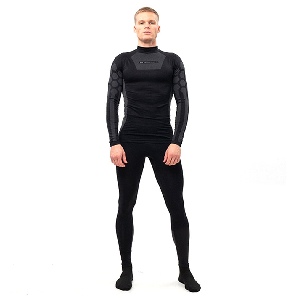 Комплект термобелья Nordski Snake мужской (L/XL, 224 Черный/серый)