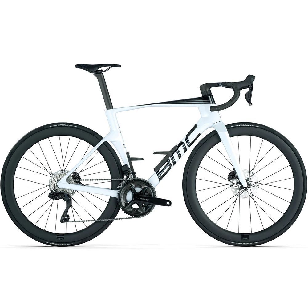 Велосипед шоссейный BMC Teammachine R01 FIVE 105 Di2 2x12 White/Black/Carbon