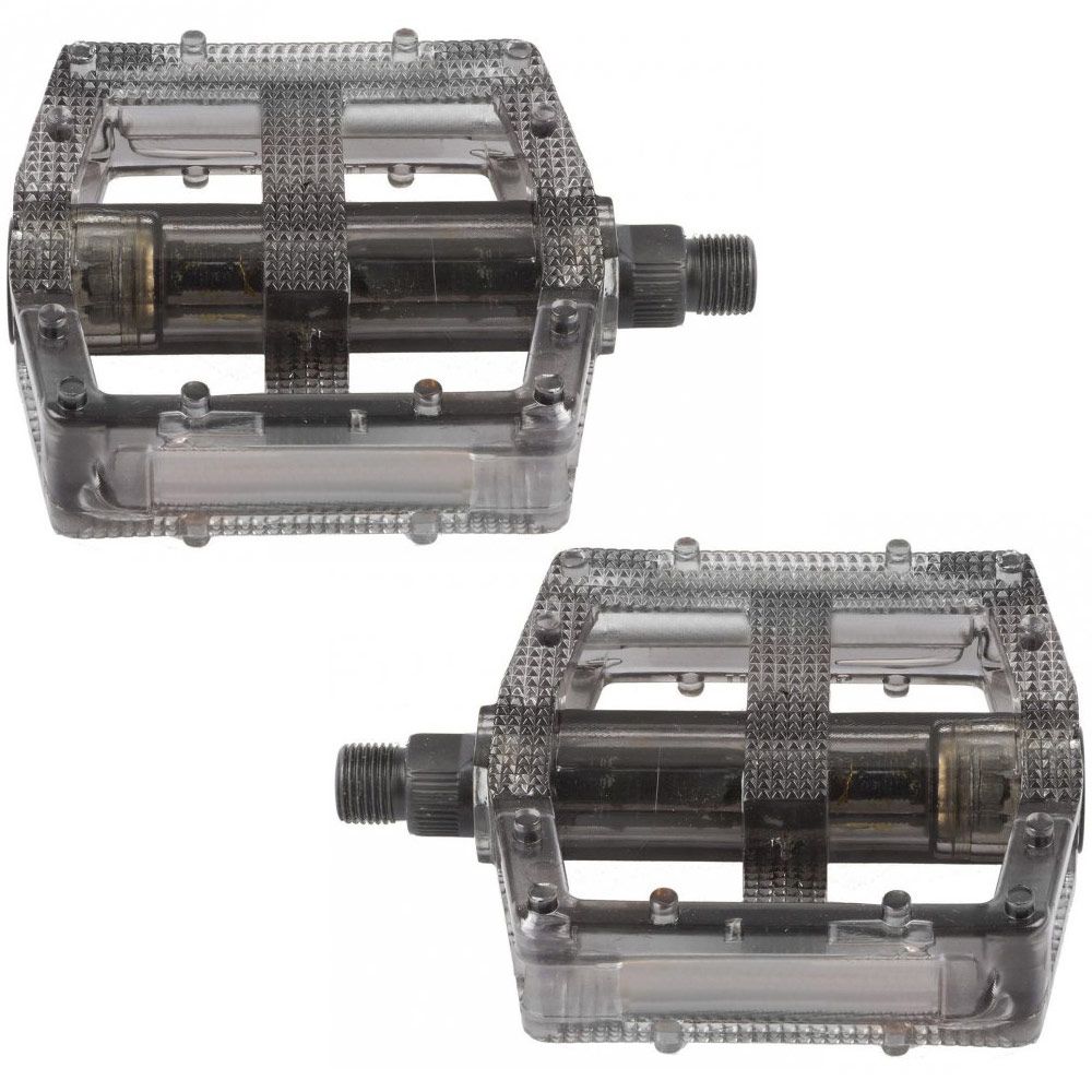 Педали BМХ M-Wave корпус поликарбонат черн. прозрачн.