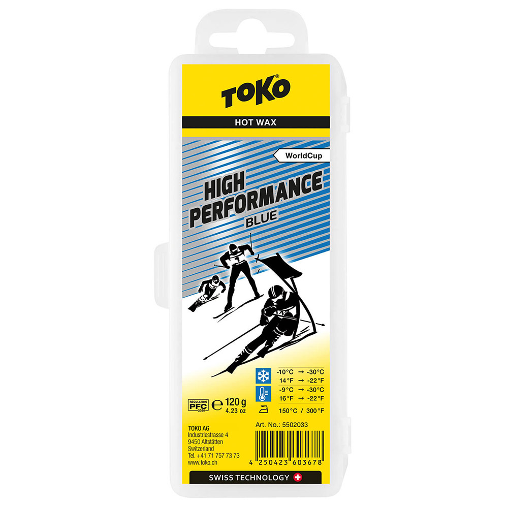 Парафин TOKO WC High Performance Blue -10 -30 120 г