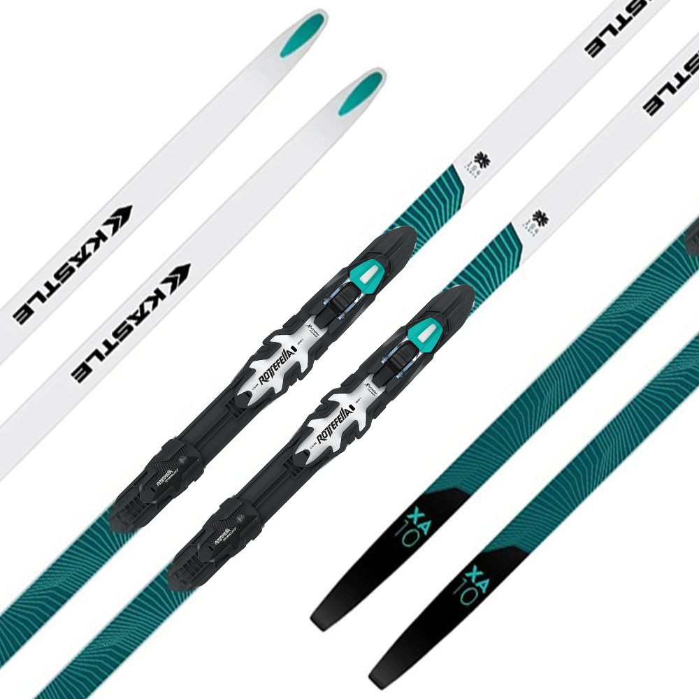 Лыжи KASTLE  XA10  Skate Plus Med NIS + крепления