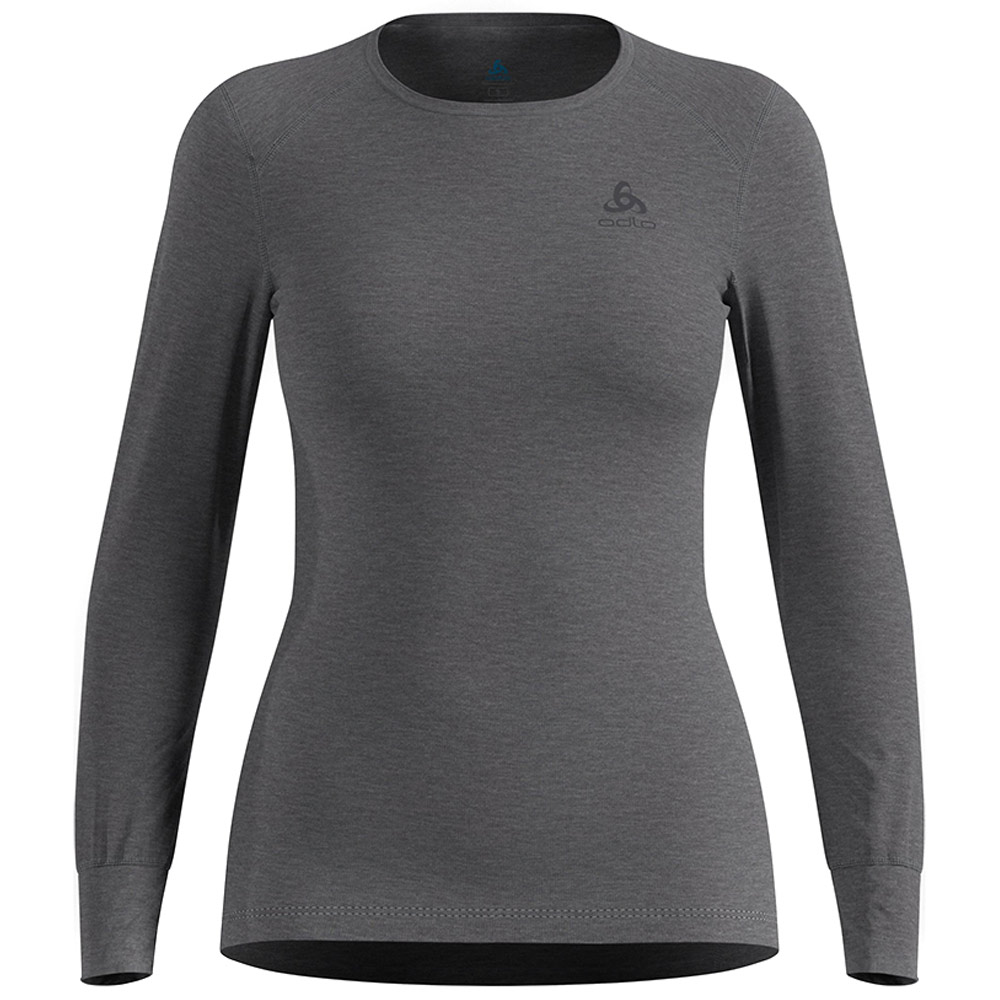 Термобелье верх ODLO ACTIVE WARM женское (M, 10183 серый меланж)