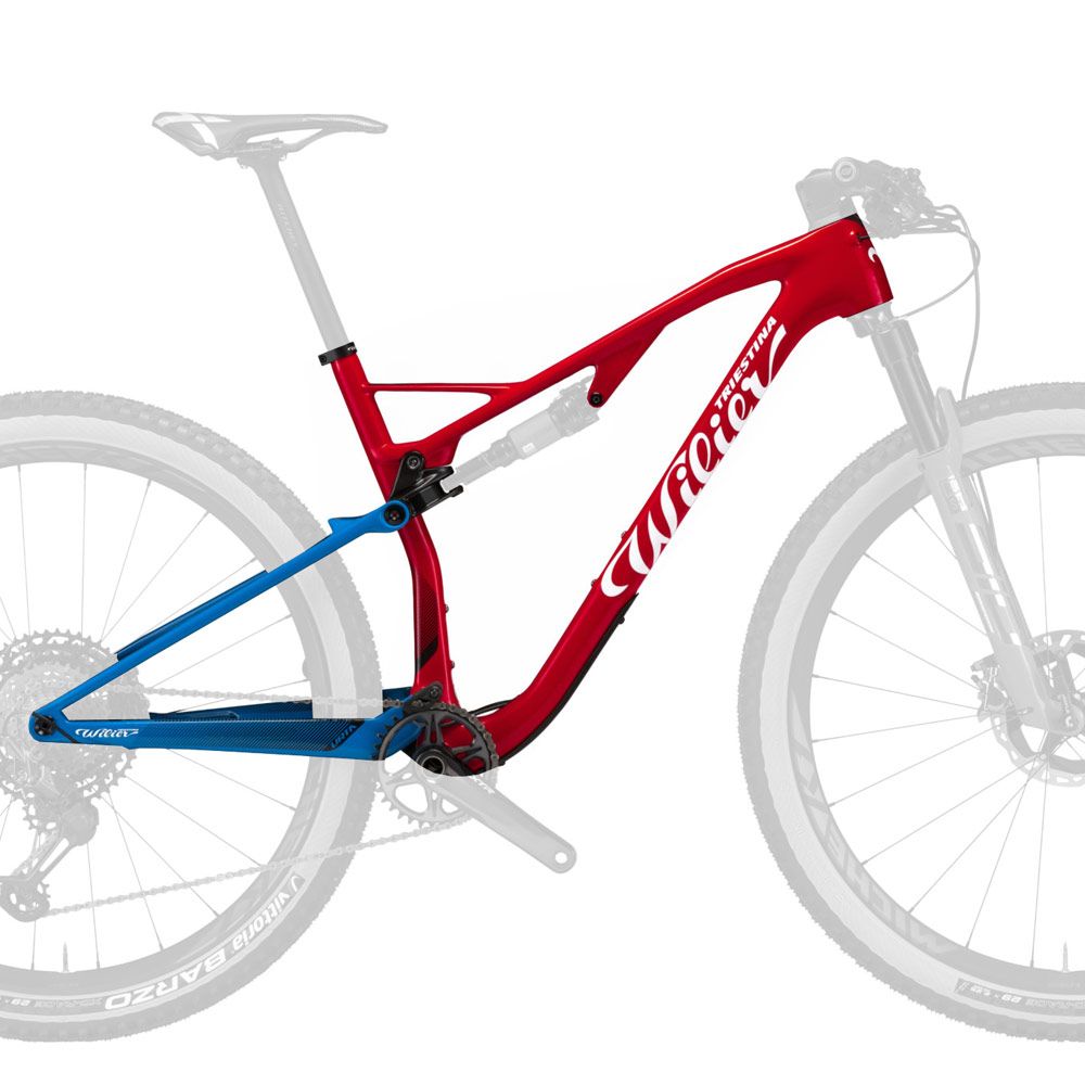 Рама MTB Wilier URTA Red/Blue + Fox Float DPS F-S