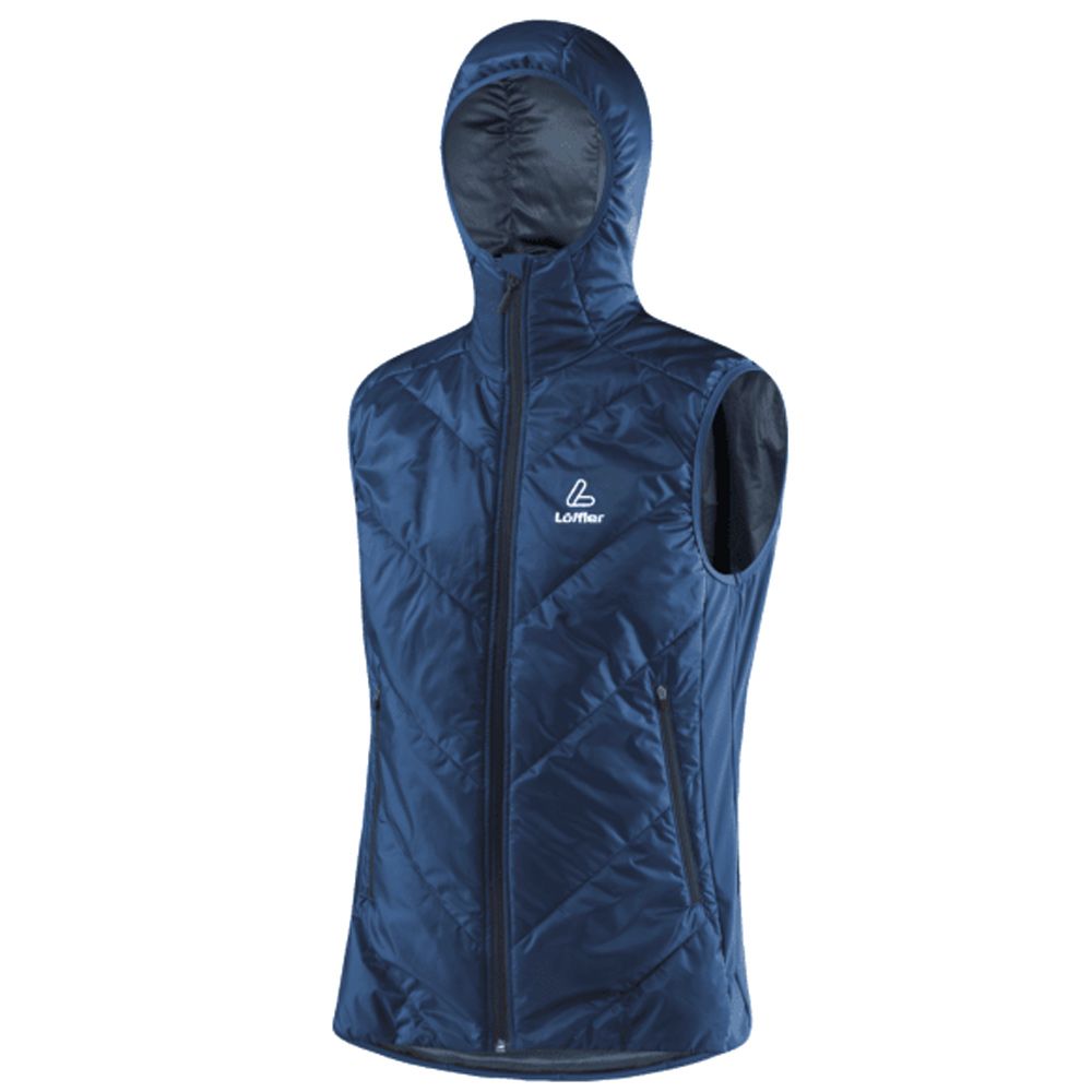 Жилет LOFFLER  с капюшоном PL60  муж (46, 495 синий)