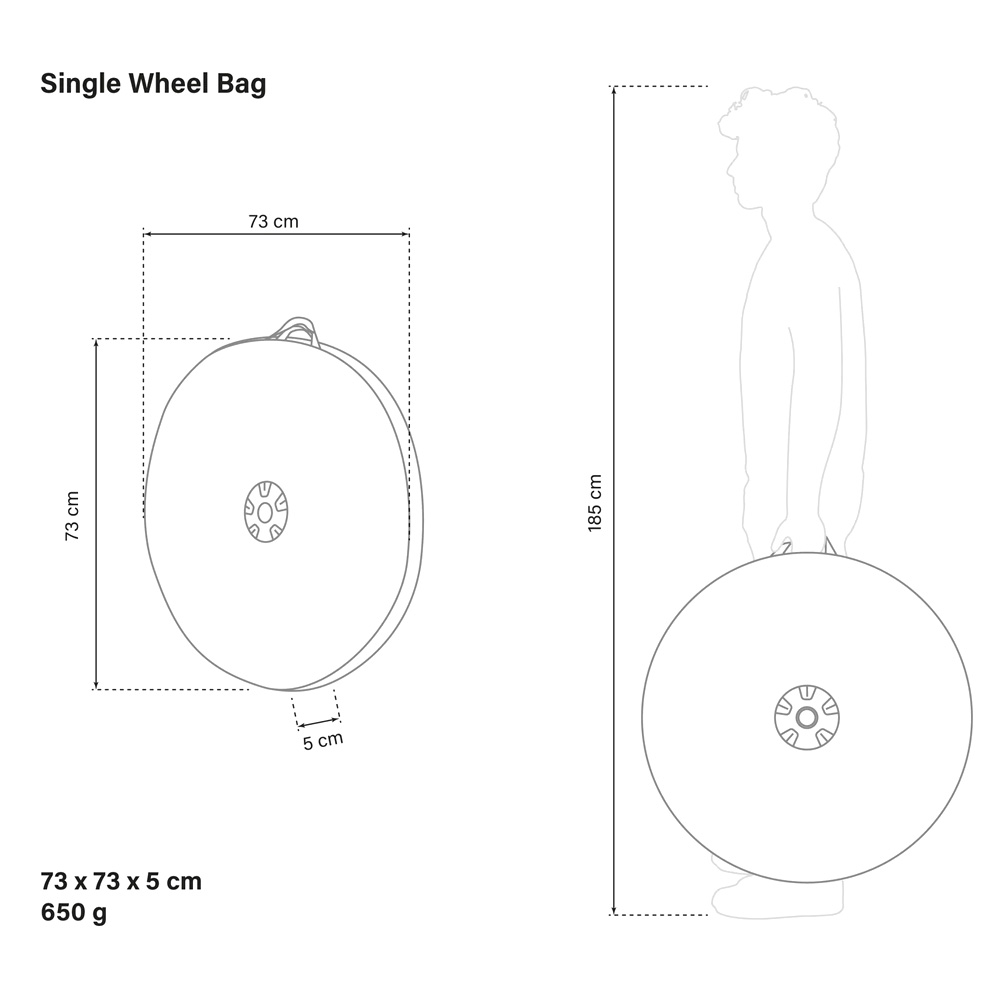 Чехол Scicon для 1 колеса Single Wheel Bag