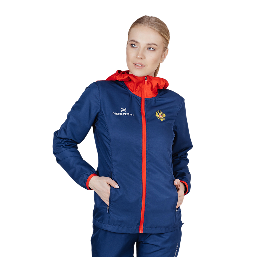 Ветровка Nordski Run (женская) (XS, 797 patriot)