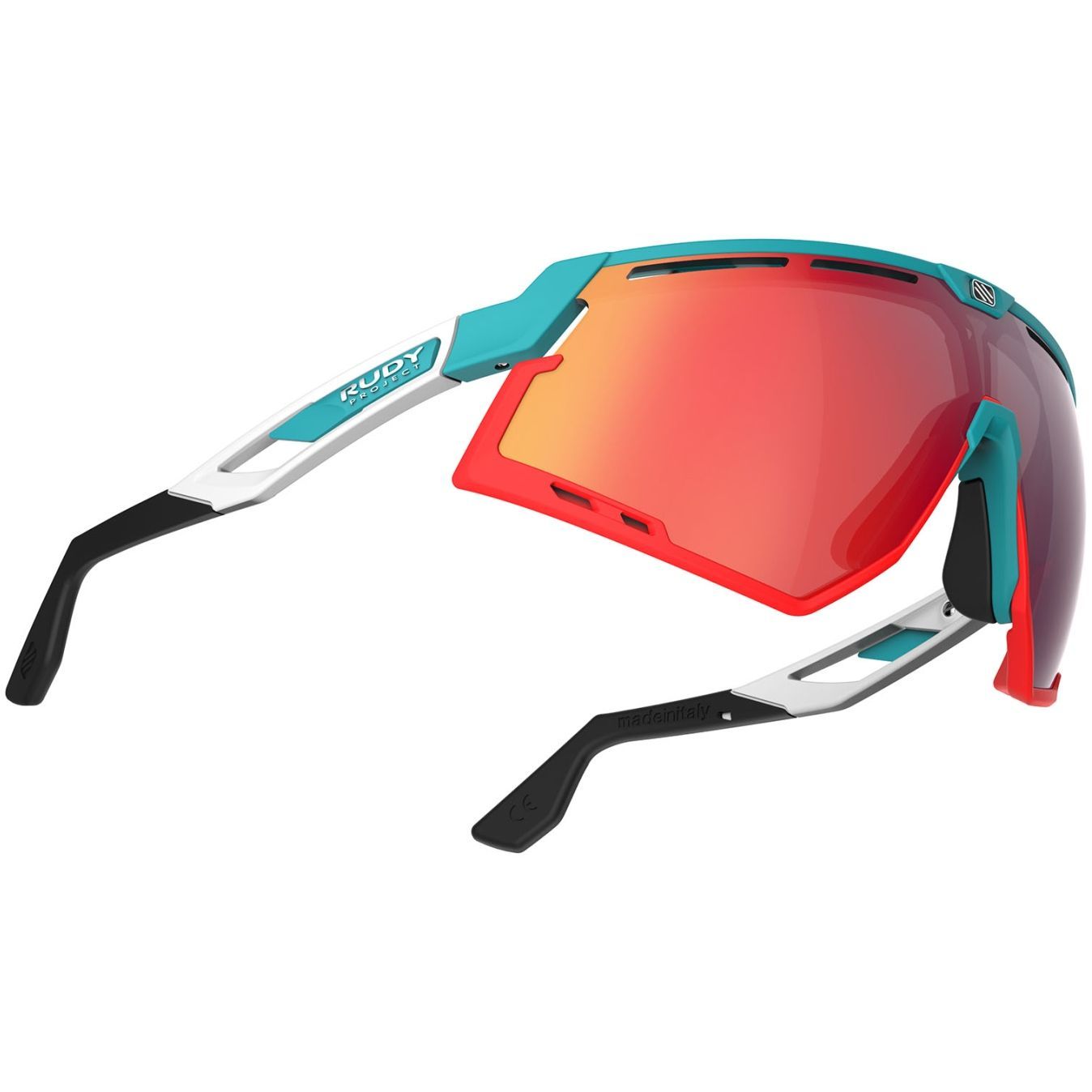 Очки Rudy Project DEFENDER Emerald/White Matt - MLS Red