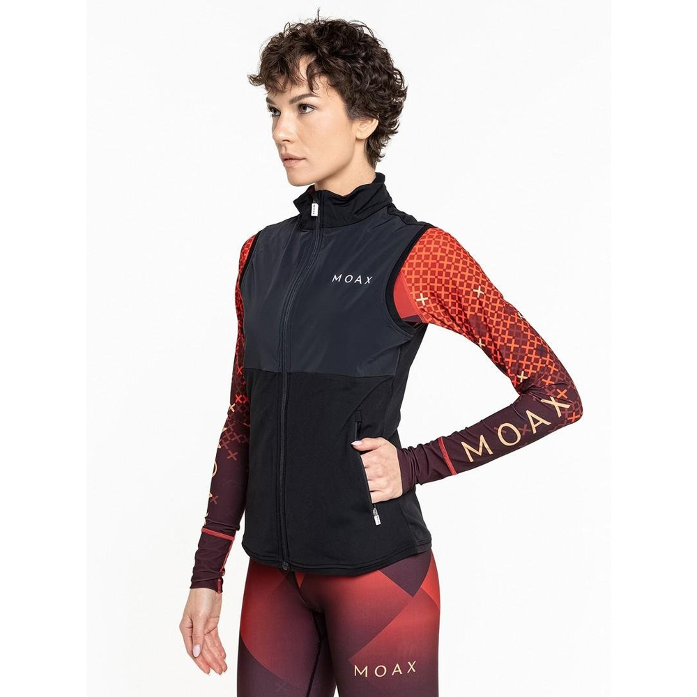 Жилет MOAX Force Wind женск. (XL, 10000 Черный)
