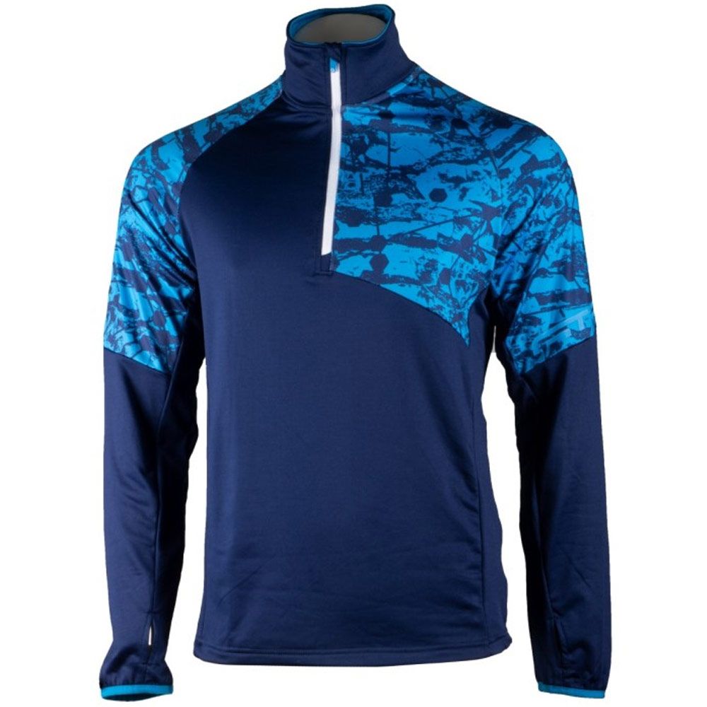 Кофта GTS  на молнии 1/3 HZI SUB PRINT мужск.