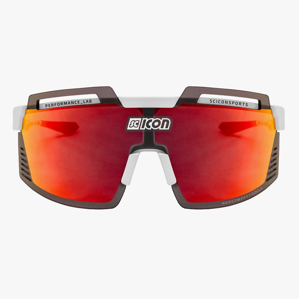 Очки SCICON Aerowatt Foza White Multimirror Red + Rain Clear