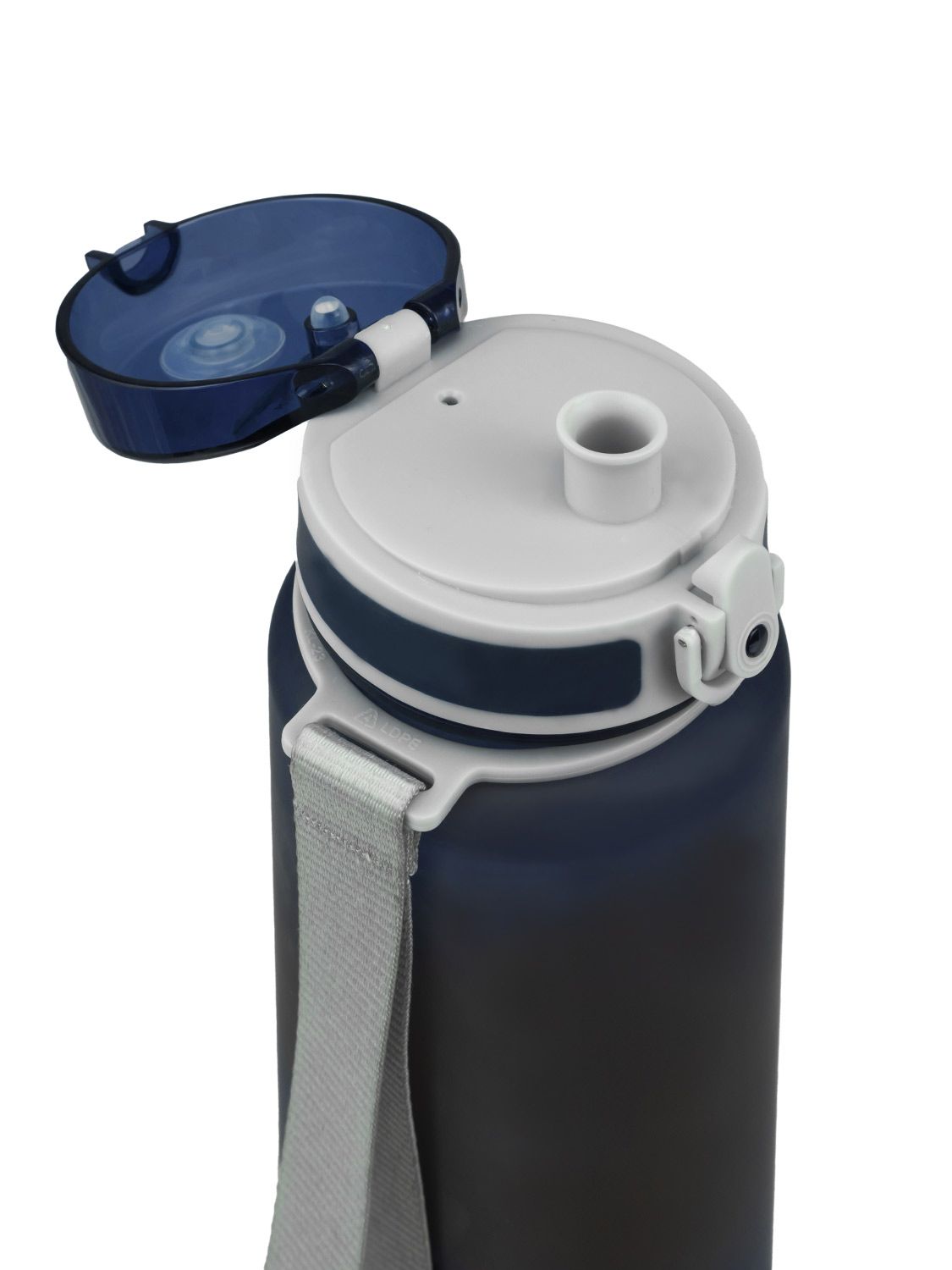 Бутылка тритановая  1000 мл, с ситечком (Синий)