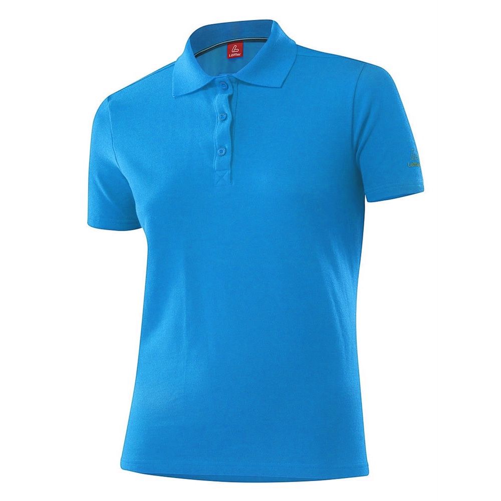 Поло LOFFLER Transtex Pique женская (38, 403 Голубой)