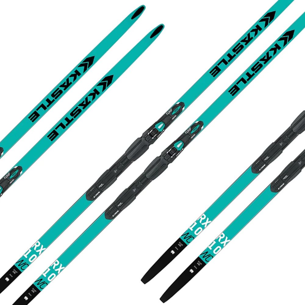 Лыжи KASTLE  RX10 WC Skate Plus Hard NIS + крепления