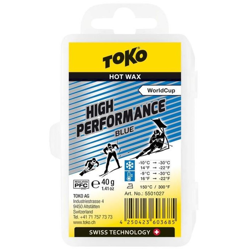 Парафин TOKO  WC High Performance Blue  -10-30   40 гр.