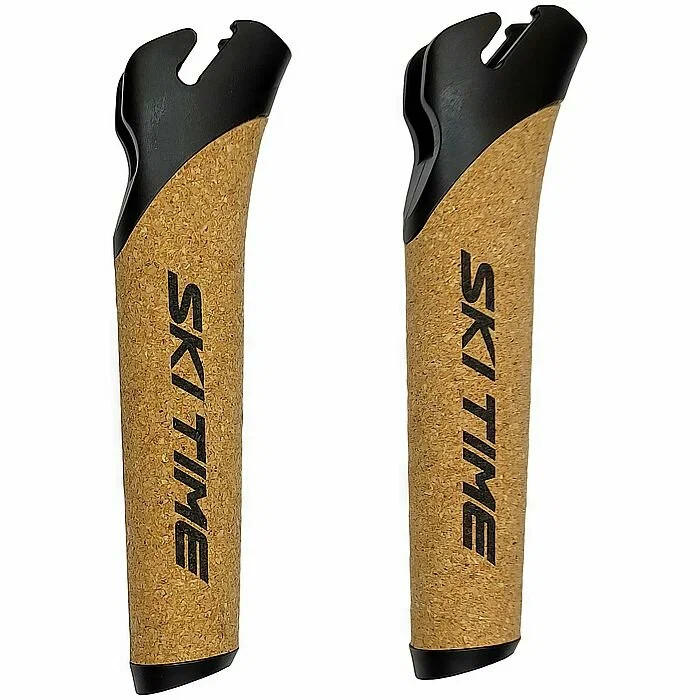 Ручки SKI TIME SPHERE CLIP 16,5 мм натуральная пробка (Черный)