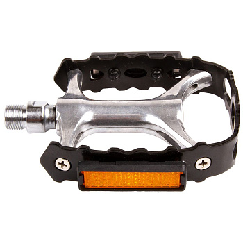 Педали алюм., c отражателями, ось CrMo